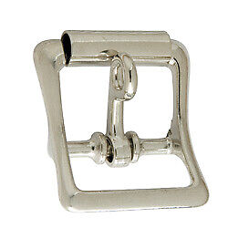 Tandy Leather All Purpose Strap Buckle w/Locking Tongue 1 (25 mm) Nickel Plate 1540-10