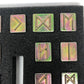Tandy Leather Professional heavy Duty Celtic Alphabhet Set for Leather Stamping Set Includes Handle for stamping